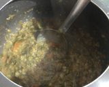 A picture of step 2 of Palak dal.