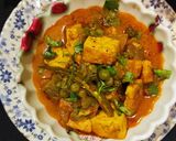 A picture of step 10 of Green Peas and Paneer Curry.