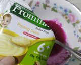 Foto langkah ke 1 dari resep Bolu Kukus Buah Naga | Snack MPASI 8m+.