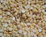 A picture of step 1 of Chana Dal ladoo.