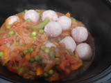 Albóndigas con verduras en la SlowCooker