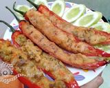 Foto langkah ke 5 dari resep Lombok Isi Samosa Daging.