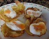 Foto del paso 6 de la receta Tapa de patatas fritas huevo y jamón