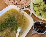 Hình bước làm 3 của món Canh dưa hường nấu nấm kim châm