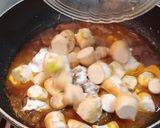 A picture of step 4 of Arvi Gosht.