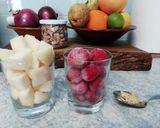 Foto del paso 1 de la receta: Smoothie pera + fresa
