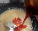 A picture of step 4 of Rava kesari.