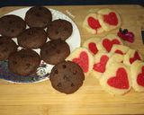 વેનીલા હાર્ટ કૂકીઝ અને ચોકલેટ ચિપ્સ કૂકીઝ(cookies recipe in gujarati) રેસીપી સ્ટેપ10ફોટો
