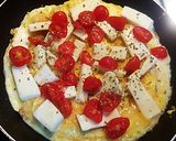 Foto do passo 4 de Omelete fit de pizza de mozzarella