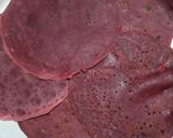 A picture of step 6 of Red Velvet Crepes.