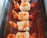Hình bước làm 4 của món Tôm hấp tàu hũ trắng sauce nước tương