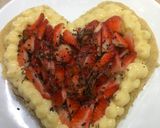 Foto del paso 3 de la receta: Torta en forma de corazón de fresas. Fresas 🍓