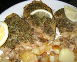 Foto del paso 11 de la receta: Rodajas de salmón pascual con croute y papas rústicas