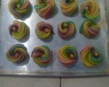 Foto langkah ke 5 dari resep 9.🌹Cookies mawar pelangi 🌈.