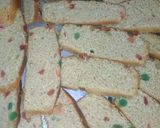 A picture of step 6 of Wheat flour tutti fruiti rusk cake.