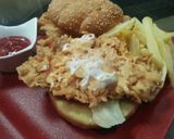 A picture of step 5 of Crispy Zinger Burger Kfc.