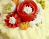 صورة لخطوة 2 من وصفة كيكة او سلاطة الأرز و الخضار🥗🎂