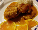 Foto del paso 6 de la receta: Pechuga de pollo a la naranja con toque oriental