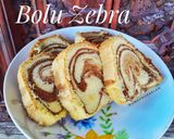 Foto langkah ke 5 dari resep Bolu Zebra Metode All In One.