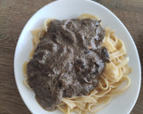 Foto del paso 8 de la receta: Tallarines con salsa de champis
