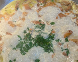 Foto del paso 4 de la receta: Fletán (halibut) con rebozuelos (cantarelas)