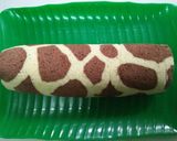 Foto langkah ke 12 dari resep Swiss roll jerapah.