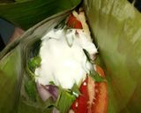 Foto langkah ke 7 dari resep Botok (pepes) Telur Asin #Dandelion.