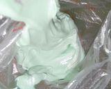 A picture of step 11 of Flag cake without oven.