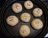 A picture of step 10 of Bhaji stuffed Buns eggless and without yeast.
