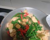 Foto langkah ke 3 dari resep Tumis Kacang Panjang mix Udang Tahu.
