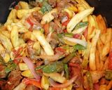 Foto del paso 6 de la receta: Lomo saltado a lo peruano