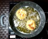 A picture of step 5 of Pizza Cutlet Indian cutlet with Italian cheesy filling.