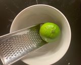 A picture of step 5 of Caribbean spiced pancakes with pineapple.