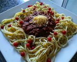 Foto del paso 8 de la receta: Espaguettis a la bolognesa con morcilla!