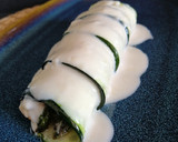 Foto del paso 14 de la receta: Canelón de calabacín relleno de langostinos y trigueros