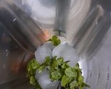 A picture of step 1 of Mint Margarita 🍹.