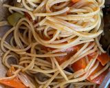รูปขั้นตอนการทำที่ 4 ของ Oven Roasted Veg Pasta w/t Veg-Pork oat ball🥕🌶️🍝(พาสต้าผักย่างลูกชิ้นหมูโอ้ต)🍝🍆🫑🫚🧄