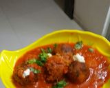 A picture of step 6 of Cauliflower kofta curry.