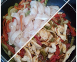 Foto del paso 5 de la receta: Relleno para fajitas con pollo TEX MEX ❣️ 🙌