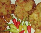 Foto langkah ke 7 dari resep Bakwan Udang Bumbu Jagung.