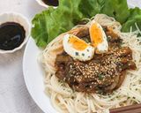 Pas rețetă Noodles cu vită și ciuperci 1 fotografie