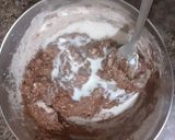 A picture of step 3 of Ragi banana choco pancakes eggless.