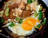 A picture of step 4 of Pad See Ew with Chicken and Thin Rice Noodles.