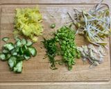 A picture of step 1 of Southern Thai rice salad(Khao Yum).