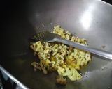 A picture of step 2 of Sooji litti.