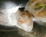 Hình bước làm 1 của món Há cảo bằng bánh tráng