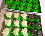 Foto langkah ke 8 dari resep Cake pandan mini kukus.