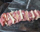 Pas rețetă Mușchiuleț de porc cu cașcaval și bacon 1 fotografie