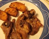 Foto del paso 5 de la receta Chuletillas de Lechal al Horno con Patatas Gajo
