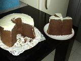 Coklat susu chiffon cake